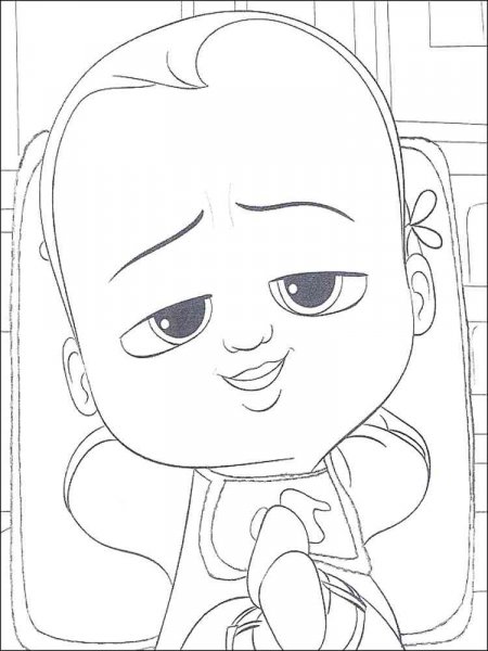 The Boss Baby coloring pages