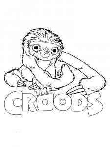 The Croods coloring page 6 - Free printable