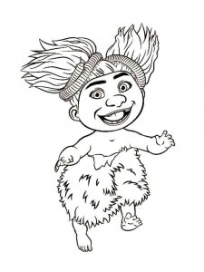 The Croods coloring page 7 - Free printable