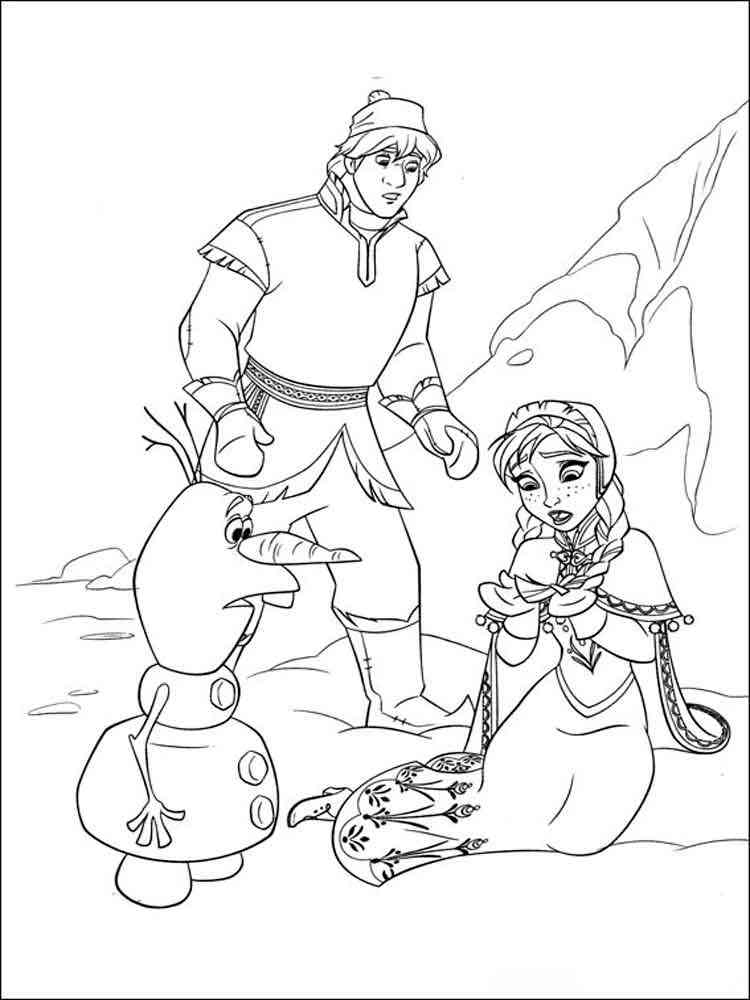 Frozen coloring pages Download and print Frozen coloring