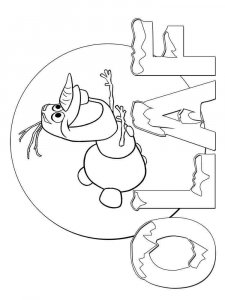 The Frozen coloring page 29 - Free printable