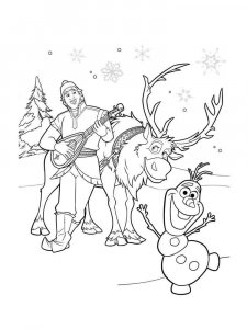 The Frozen coloring page 32 - Free printable