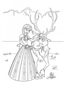 The Frozen coloring page 48 - Free printable