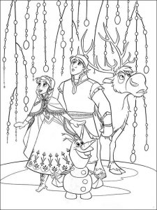 The Frozen coloring page 6 - Free printable