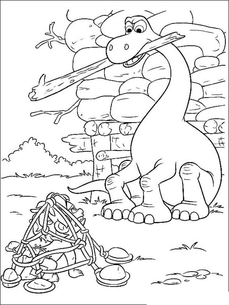Download The Good Dinosaur coloring pages. Download and print The ...