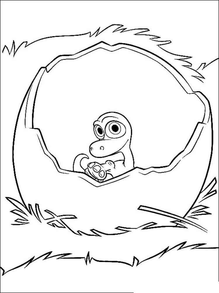 Download The Good Dinosaur coloring pages. Download and print The ...