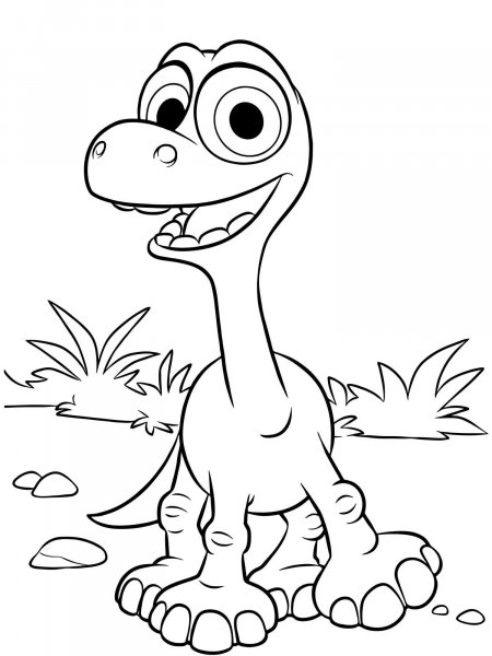 The Good Dinosaur coloring pages