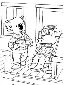 The Koala Brothers coloring page 18 - Free printable