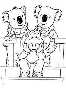 The Koala Brothers coloring page 23 - Free printable