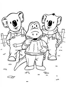 The Koala Brothers coloring page 25 - Free printable