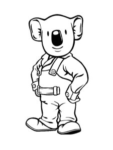 The Koala Brothers coloring page 3 - Free printable