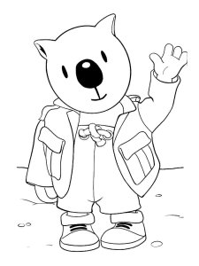 The Koala Brothers coloring page 5 - Free printable