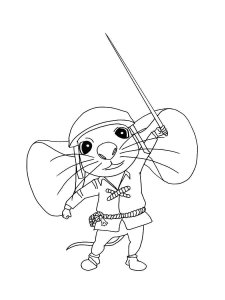 The Tale Of Despereaux coloring page 1 - Free printable
