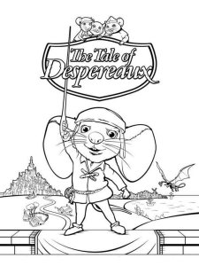 The Tale Of Despereaux coloring page 3 - Free printable