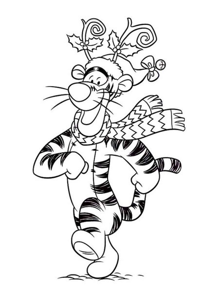 Tigger coloring pages