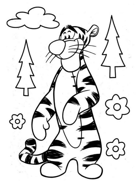 Tigger coloring pages