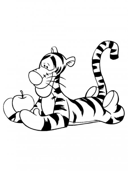 Tigger coloring pages
