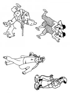 Tintin coloring page 11 - Free printable