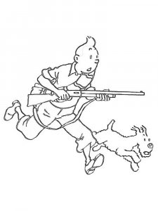 Tintin coloring page 5 - Free printable