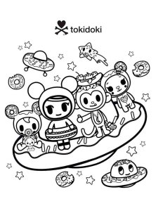 Tokidoki coloring page 3 - Free printable