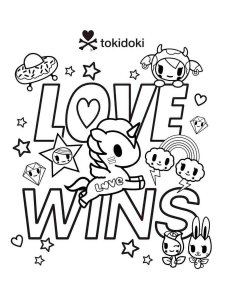 Tokidoki coloring page 5 - Free printable