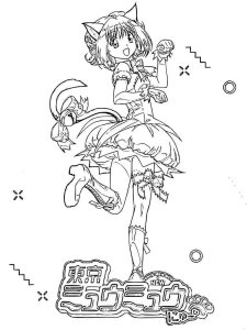 Tokyo Mew Mew coloring page 15 - Free printable