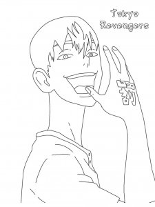 Tokyo Revengers coloring page 26 - Free printable