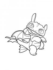 Toothless coloring page 14 - Free printable