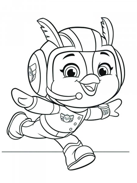 Top Wing coloring pages