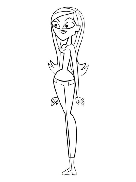 Total Drama Island coloring pages