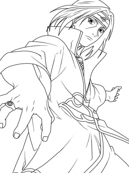 Uchiha Itachi coloring pages