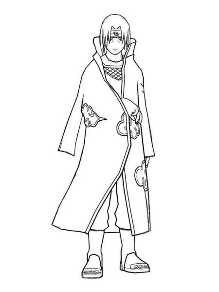 Uchiha Itachi coloring pages