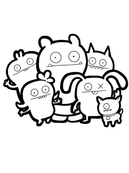 UglyDolls coloring pages