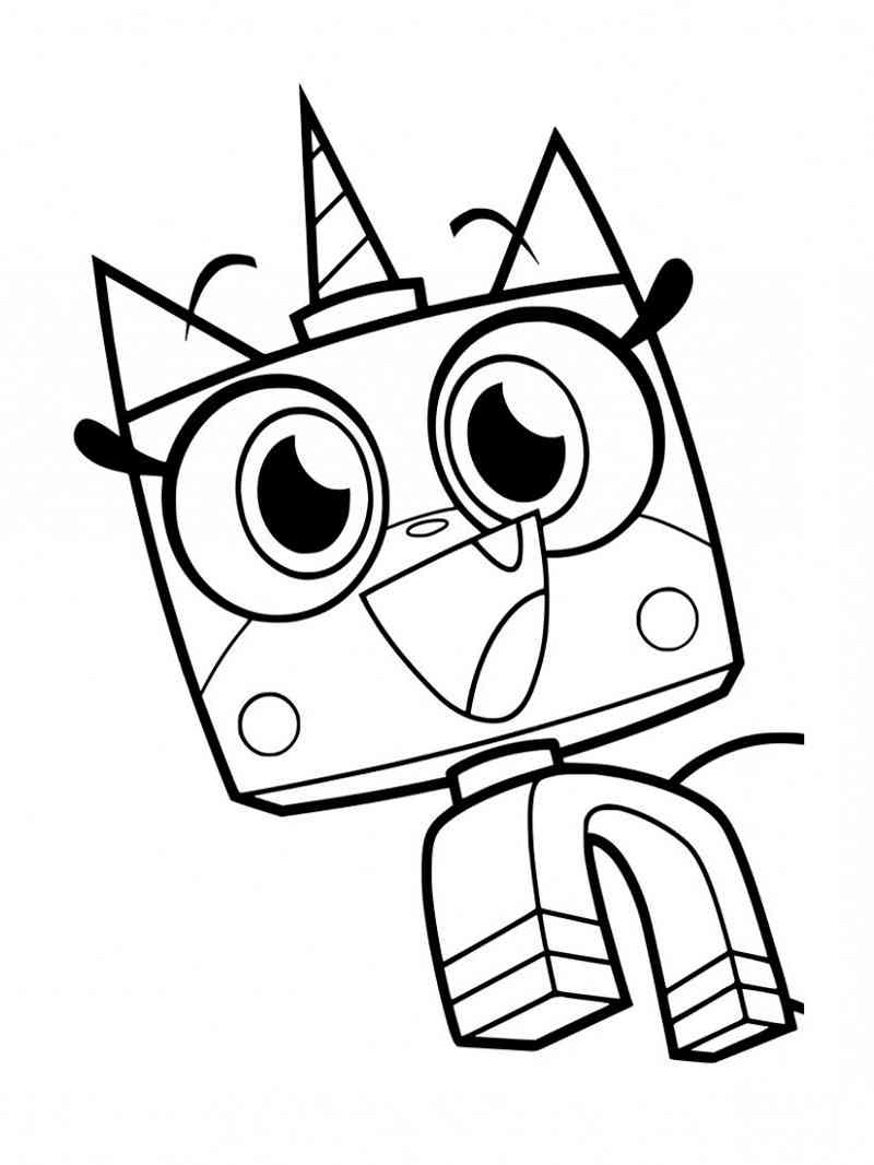 Unikitty coloring pages. Download and print Unikitty coloring pages
