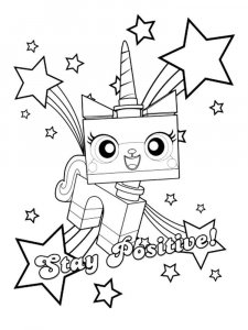 Unikitty coloring page 1 - Free printable