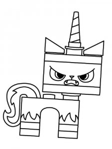 Unikitty coloring page 2 - Free printable
