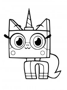 Unikitty coloring page 25 - Free printable