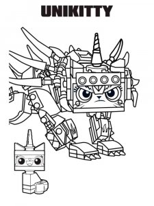Unikitty coloring page 3 - Free printable