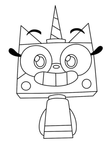 Unikitty coloring pages