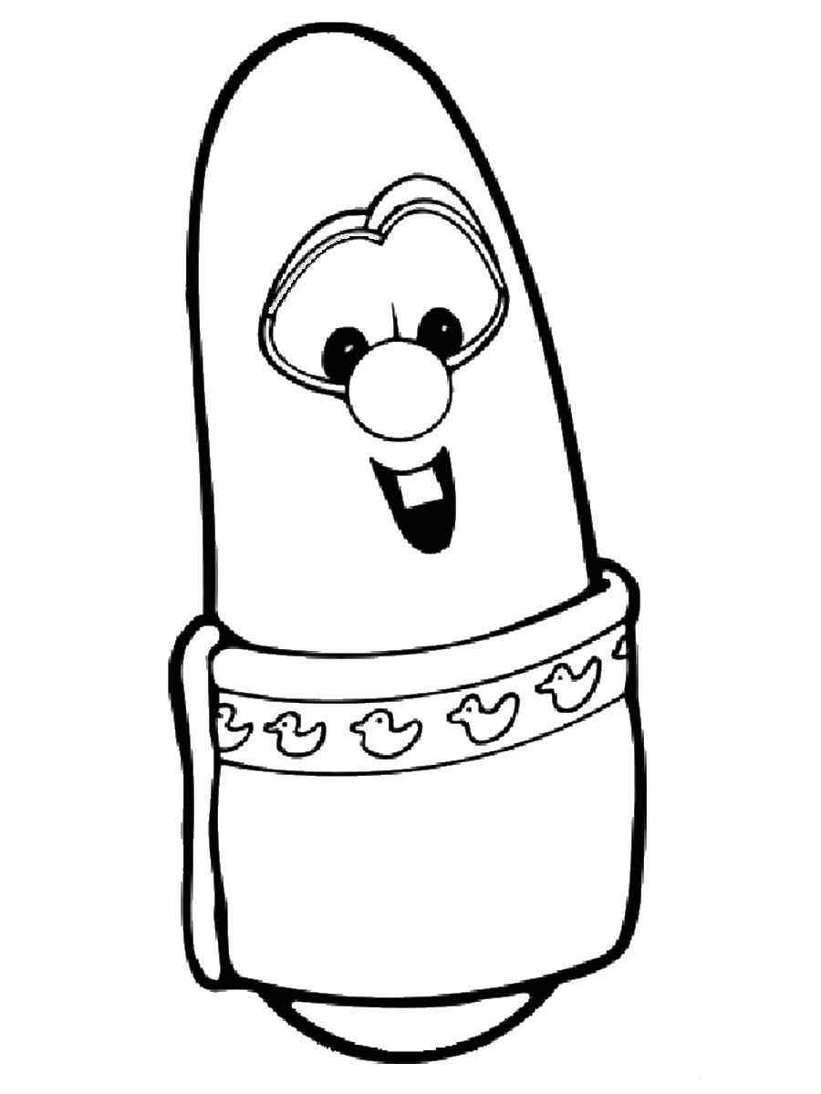 veggie tales coloring pages for free