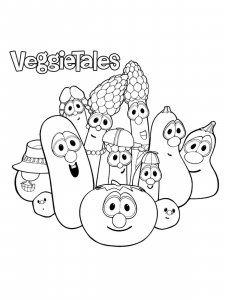 VeggieTales coloring page 18 - Free printable