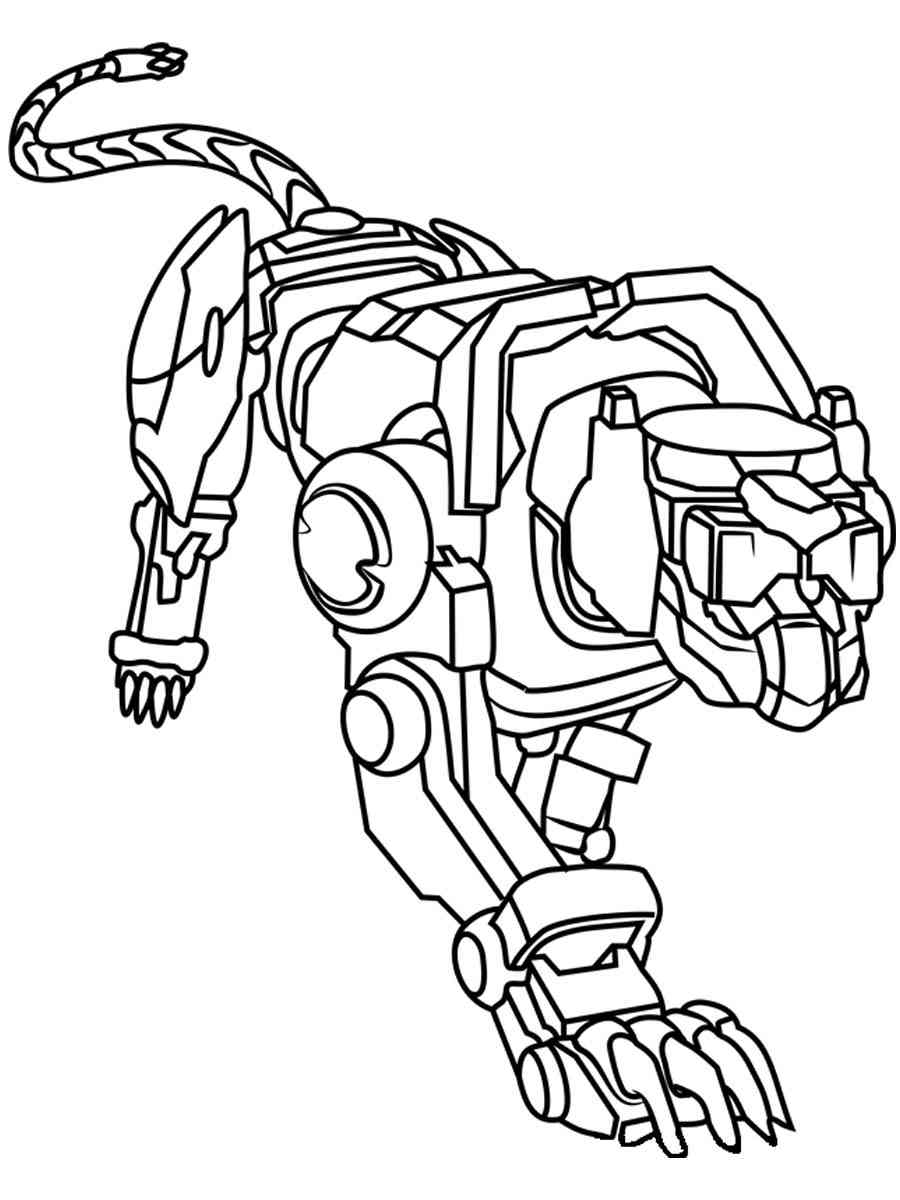 coloring pages of voltron