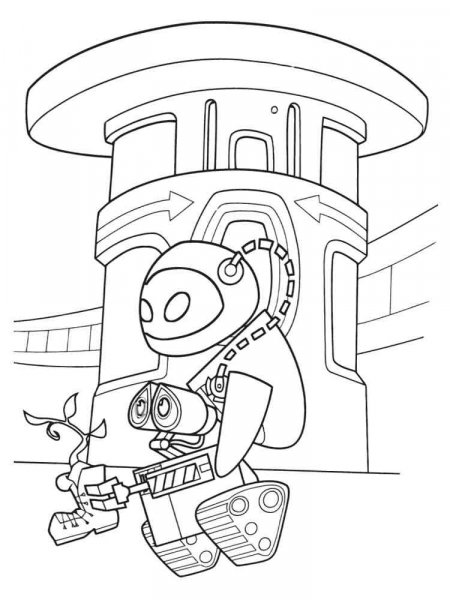 Wall-E coloring pages