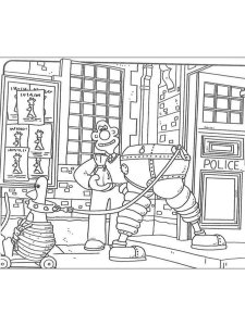 Wallace and Gromit coloring page 14 - Free printable