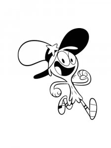 Wander Over Yonder coloring page 1 - Free printable