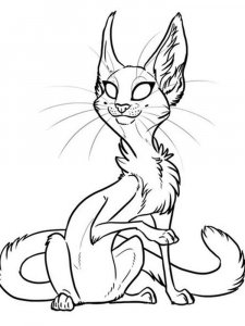 Warrior Cats coloring page 2 - Free printable