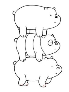 We Bare Bears coloring page 20 - Free printable
