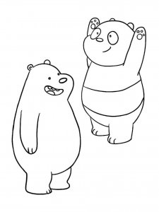We Bare Bears coloring page 22 - Free printable
