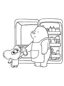 We Bare Bears coloring page 23 - Free printable