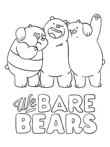 We Bare Bears coloring page 24 - Free printable